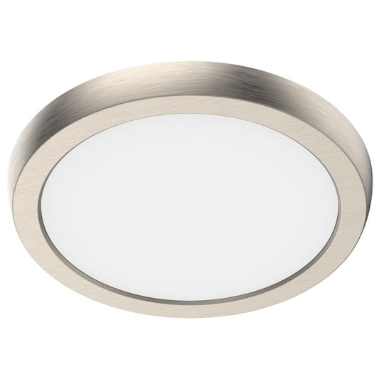 Satco 62-1913 Blink Performer - 10 Watt LED 7 Inch Round Fixture Brushed Nickel Finish 5 CCT Selectable
