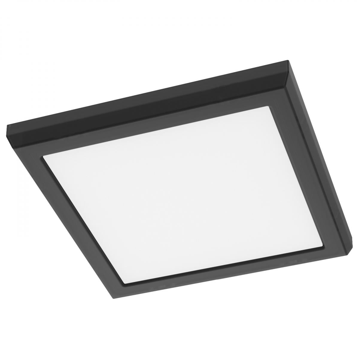 Satco 62-1915 Blink Performer - 10 Watt LED 7 Inch Square Fixture Black Finish 5 CCT Selectable