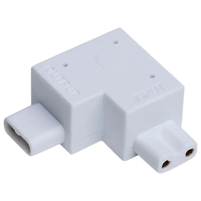 Satco 63-415 L-CONNECTOR RIGHT White