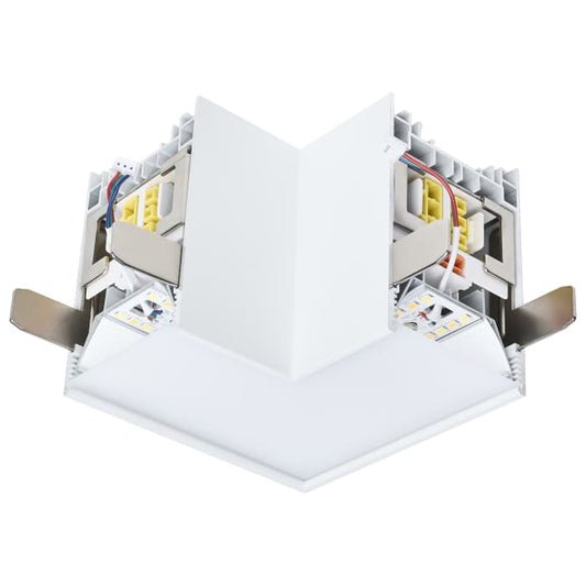 Satco 65-1183 LED L-CONNECTOR LINEAR SYSTEM Momentum L-Connector for LED Linear System White