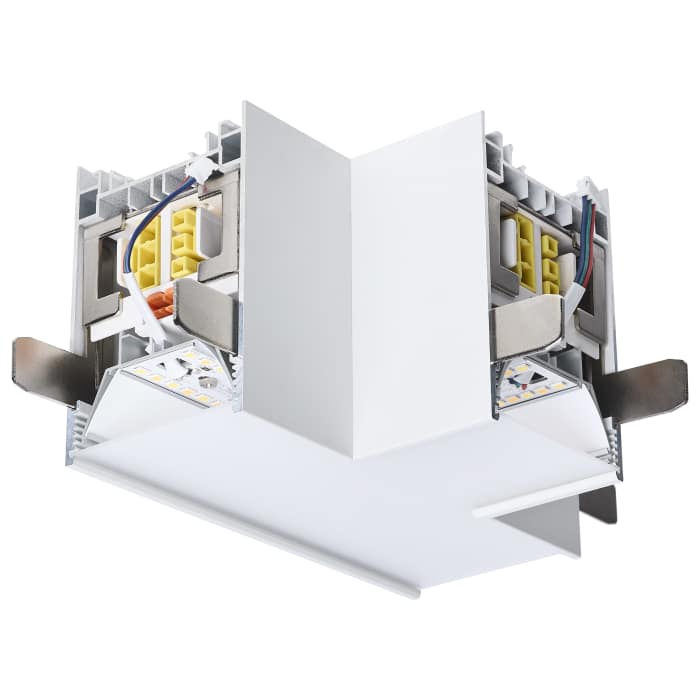 Satco 65-1185 LED T-CONNECTOR LINEAR SYSTEM Momentum T-Connector for LED Linear System White