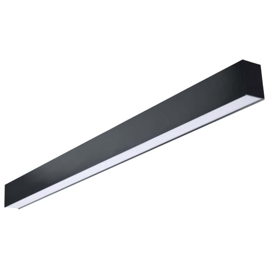 Satco 65-1281 4' LED CONNECTABLE LINEAR Momentum 4 Foot LED Connectable Linear Strip Up and Down Selectable Black