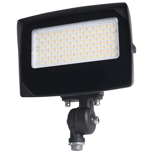 Satco 65-1540 LED Flood Light  35/25/15 Wattage Selectable  3K/4K/5K CCT Selectable  Beam Angle Selectable  Bronze Finish  120-347 Volt