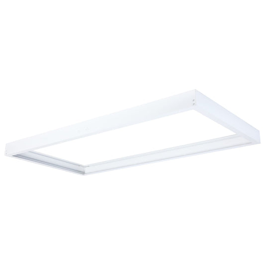 Satco 65-1611 2x4 Surface Mount Kit White Finish