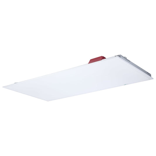 Satco 65-1676 30/40/50 Wattage Selectable LED 2ft x 4ft Backlit Panel  35K/4K/5K CCT Selectable  Emergency Battery  120-347 Range Voltage  White Finish