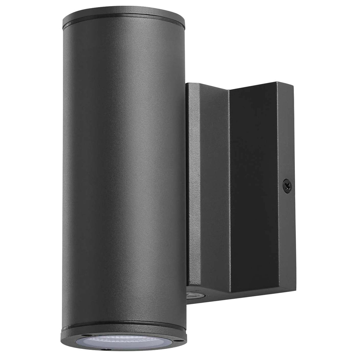 Satco 65-1751 10 Watt  3K/4K/5K CCT Selectable 1 Light Small Wall Sconce  Up or Down Installation  Black Finish  120-277 Volt
