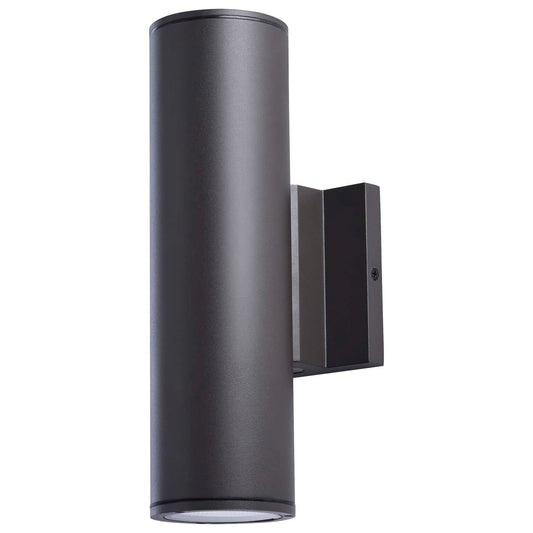 Satco 65-1755 10 Watt  3K/4K/5K CCT Selectable  1 Light Medium Wall Sconce  Up or Down Installation  Dark Bronze Finish  120-277 Volt