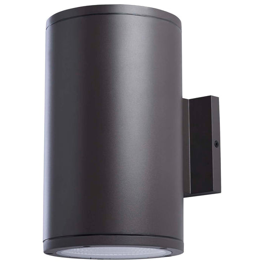 Satco 65-1758 20 Watt  3K/4K/5K CCT Selectable  1 Light Large Wall Sconce  Up or Down Installation  Dark Bronze Finish  120-277 Volt