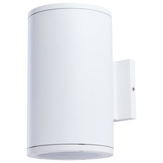 Satco 65-1765 36 Watt  3K/4K/5K CCT Selectable  2 Light Large Wall Sconce  Up and Down Installation  White Finish  120-277 Volt