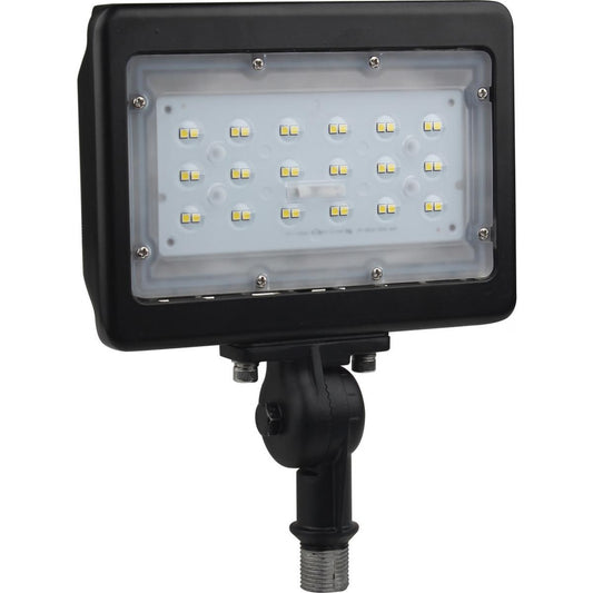 Satco 65-534R1 LED Medium Flood Light 30W 3000K Bronze Finish 100V-277V Dimmable