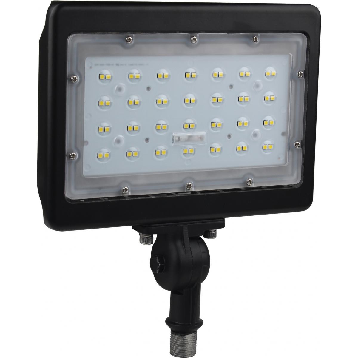 Satco 65-538R1 LED Large Flood Light 50W 4000K Bronze Finish 100V-277V Dimmable