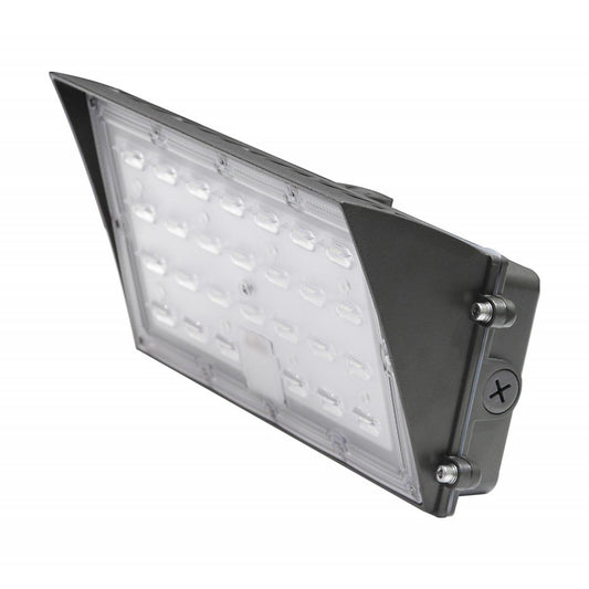 Satco 65-675 60 Watt Semi Cutoff LED Wall Pack CCT Selectable 7200-7500 Lumens DLC Premium