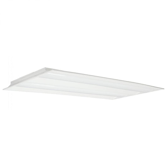 Satco 65-697 2X4 Emergency Backup Double Basket LED Troffer Fixture Wattage Selectable CCT Selectable Lumens Selectable