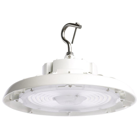 Satco 65-791R2 100 Watt UFO LED High Bay 4000K 14000 Lumens 120-277 Volt White Finish
