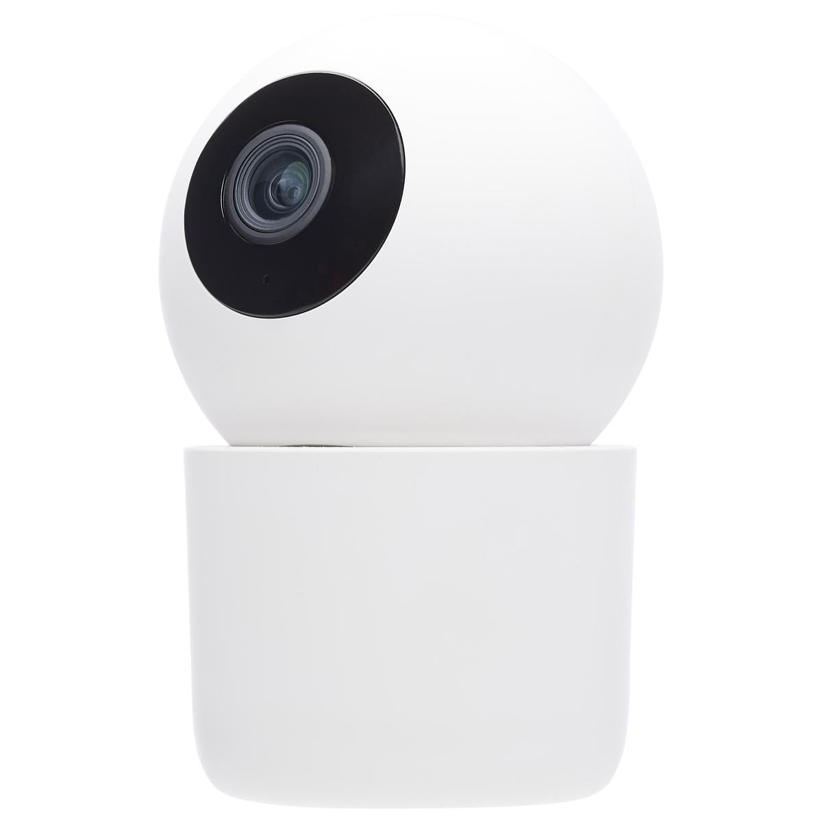 Satco 65-945R1 INDOOR P&T CAMERA - WHITE Starfish; SMART Indoor Pan & Tilt Camera; White Finish