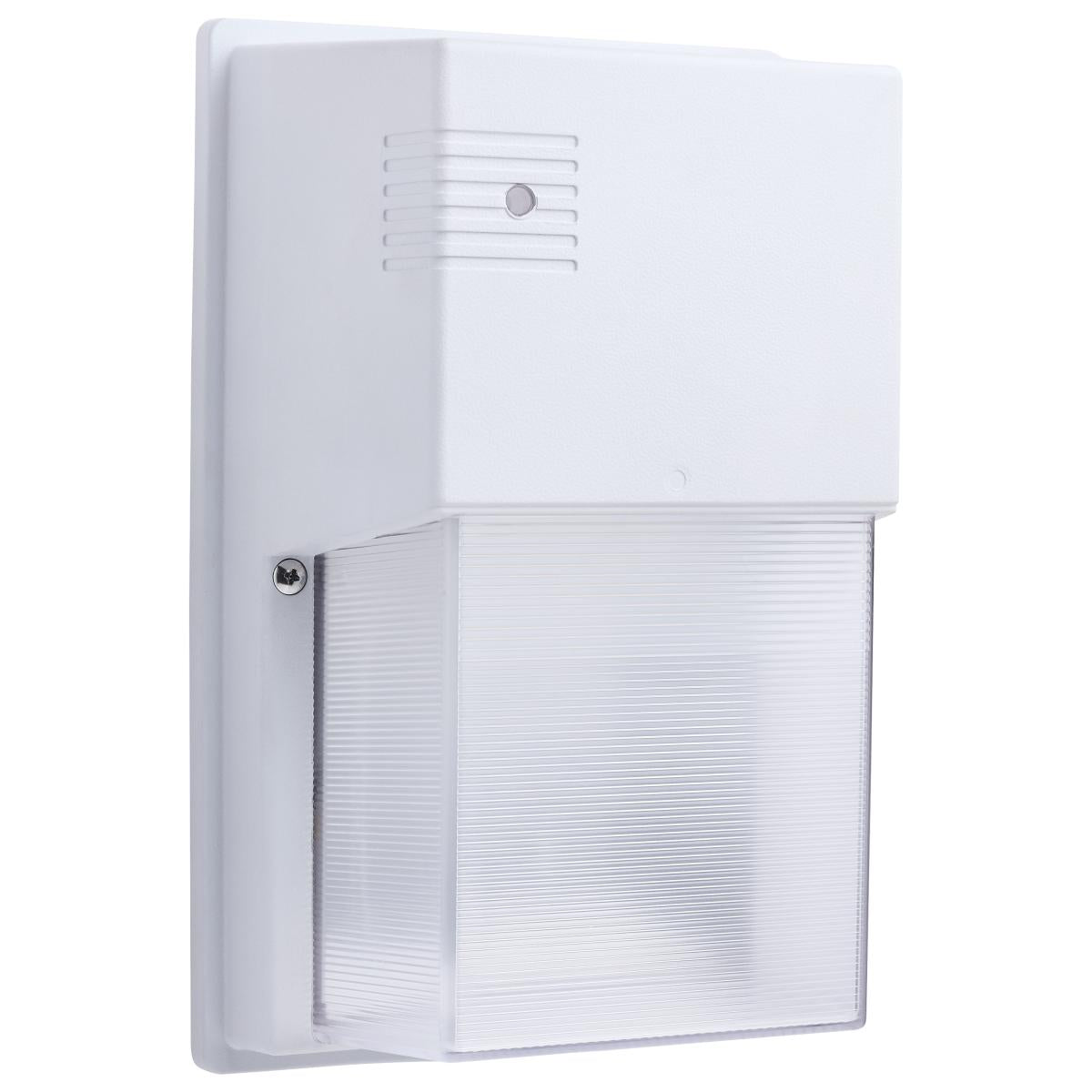 Satco 65-987 LED ENTRYWAY WALL PACK LED Entryway Wall Pack; 10/15/20 Wattage Selectable; 30K/40K/50K CCT Selectable; White Finish
