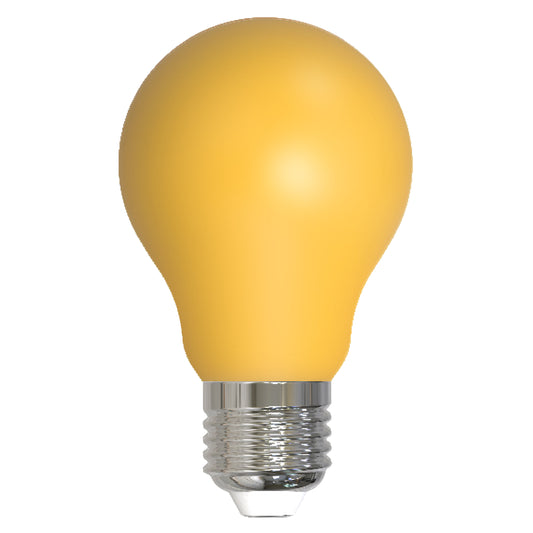 Bulbrite 776107 LED4A19/YLW/FIL/D 4.5W A19 E26 120V Colored YELLOW