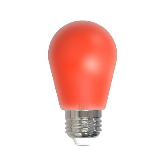 Bulbrite 776150 LED2S14/RED/FIL/D 2.5W S14 E26 120V Colored RED