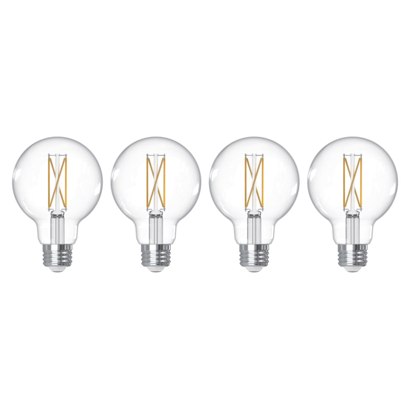 Bulbrite 776242 LED7ST18/27K/FIL/D/B/2/4P 7.6W ST18 E26 120V 2700K - 4 PACK