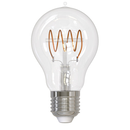 Bulbrite 776514 LED4A19/21K/FIL-NOS/CURV/LOOP 4.5W LED A19 2100K CURVED FILAMENT LOOP