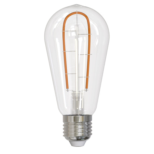 Bulbrite 776515 LED3ST18/21K/FIL-NOS/CURV/HAIRPIN 3W LED ST18 2100K CURVED FILAMENT HAIRPIN