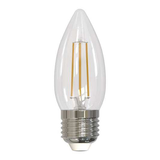 Bulbrite 776733 LED5B11/27K/FIL/E26/3 5W LED B11 2700K FILAMENT E26 FULLY COMPATIBLE DIMMING