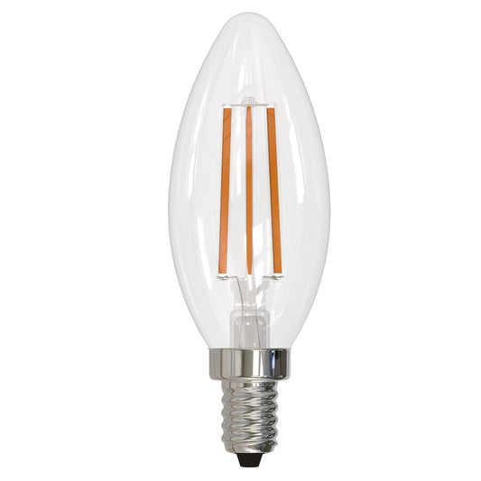 Bulbrite 776737 LED6B11/27K/FIL/3 6.5W LED B11 2700K FILAMENT E12 CLEAR