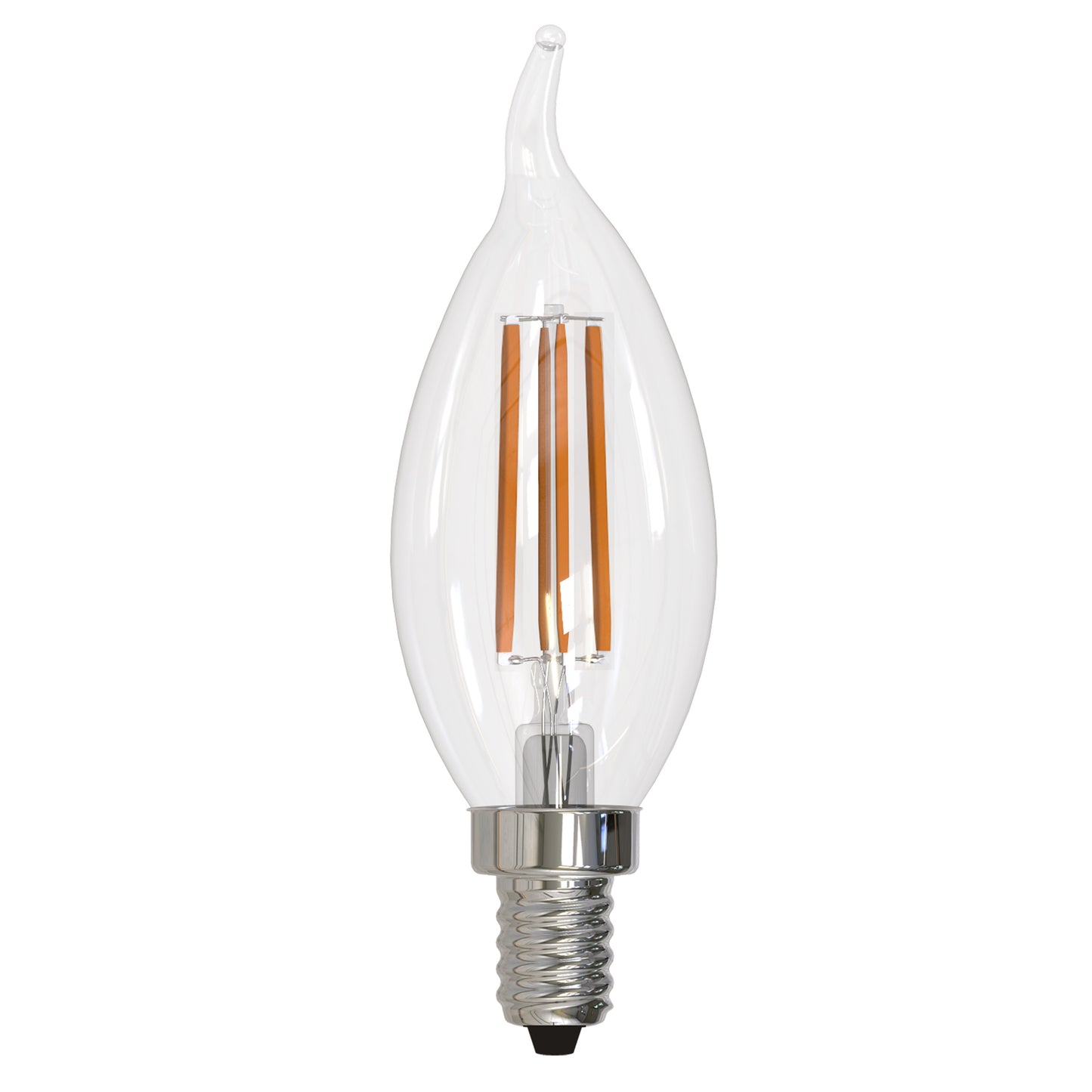 Bulbrite 776742 LED5CA10/30K/FIL/4/JA8 5W LED CA10 3000K FILAMENT E12 FULLY COMPATIBLE DIMMING JA8