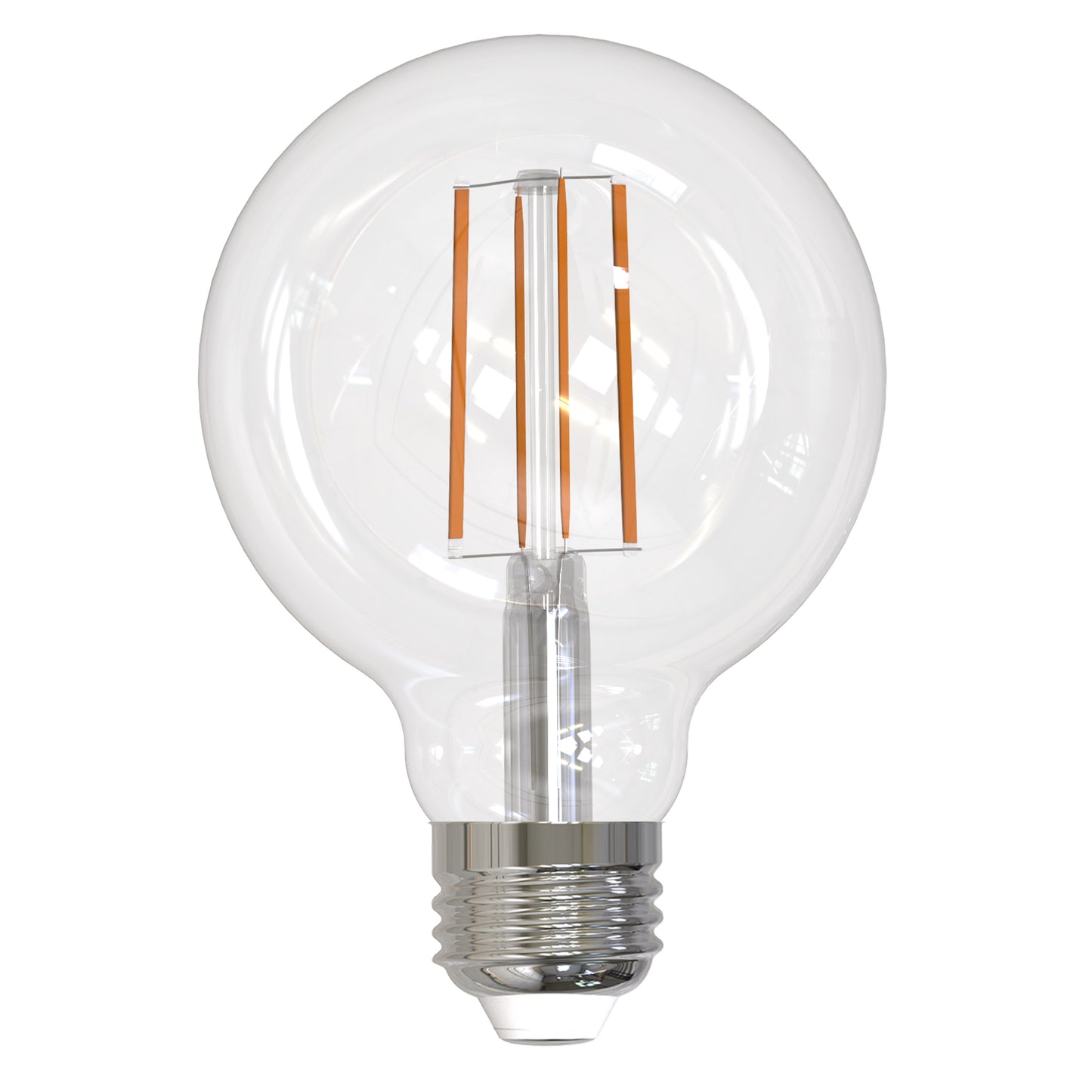 Bulbrite 776748 LED13G25/30K/FIL/3/JA8 13W LED G25 3000K FILAMENT CLEAR E26 FULLY COMPATIBLE DIMMING