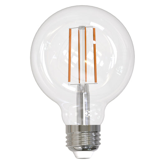 Bulbrite 776747 LED13G25/27K/FIL/3/JA8 13W LED G25 2700K FILAMENT CLEAR E26 FULLY COMPATIBLE DIMMING