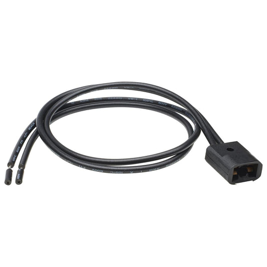 Satco 80-2816 T3/T5 Wedge Socket for Wedge 2.1x9.5d bulbs 12 inch 18 AWG wire Nylon 6/6 plug