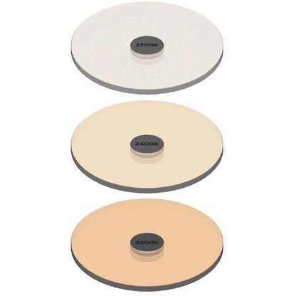 Soraa AC-E-CC-0002-00-S1 SNAP 4 inch 1/2 CTO color filter discs for warm conversion from 3000K to 2400K