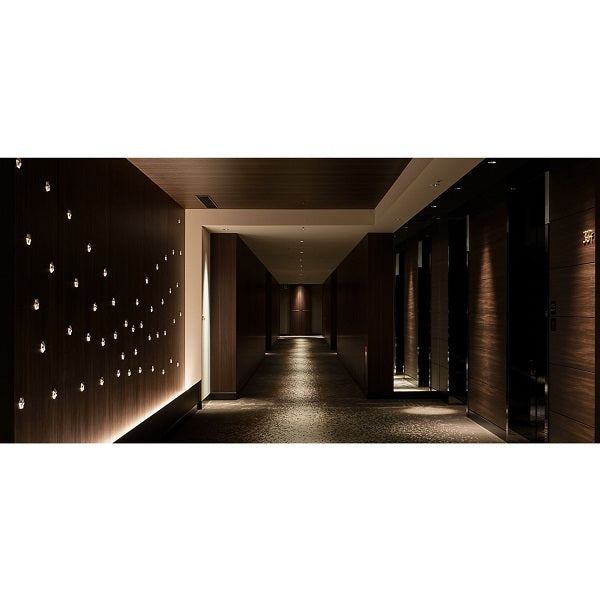 Hallway lighting using Soraa SNAP 2 inch circular beam spreader 25 degree lens