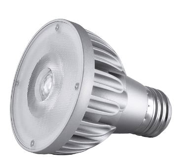 Soraa SP20-11-36D-830-H1 BRILLIANT PAR20 E26 120V LED lamp, 10.7W, 36 degree, 3000K angled product photo