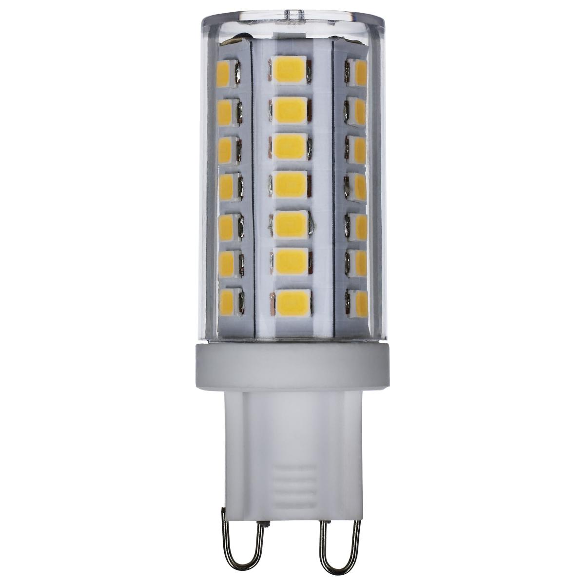 Satco S11230 3.5 Watt JCD LED Clear 3000K G9 Base 120 Volt
