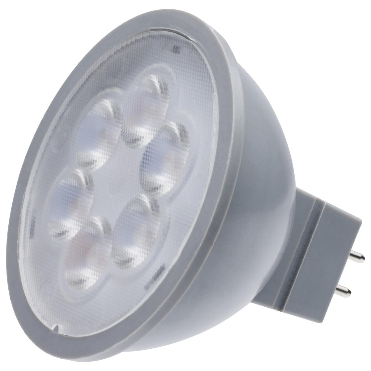 Satco S11396 4.5 Watt MR16 LED Black Finish 3000K GU5.3 Base 360 Lumens 12 Volt