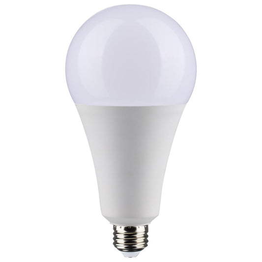 Satco S11480 Ultra Bright Utility Lamp 36 Watt PS30 LED Dimmable White Finish Medium Base 2700K 120 Volt High Lumen