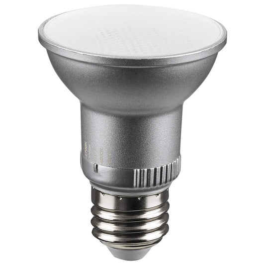 Satco S11580 5.5 Watt PAR20 LED Medium Base Silver Finish CCT Selectable 120 Volt 25 Degree Beam Angle