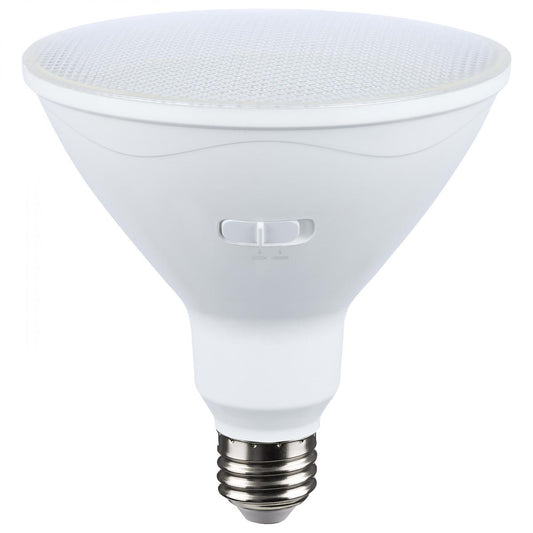 Satco S11592 25 Watt PAR38 LED 3000K/5000K CCT Selectable High Lumen Medium Base White Finish 120 Volt