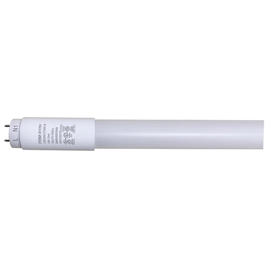 Satco S11761 12 Watt T8 LED CCT Selectable Medium bi-pin base 50000 Hours Type A/B Ballast Bypass or Direct Replacement Single or Double Ended Wiring Glass with PET coating