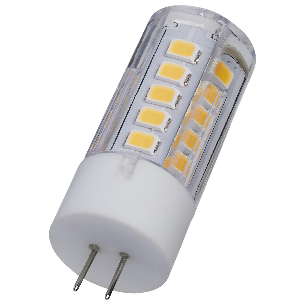 Satco S12122 4.5 Watt Mini LED G4 Base 3000K Clear Finish 12 Volt