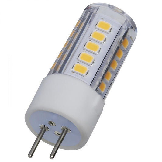 Satco S12317 3 Watt T5 LED Clear Finish GY6.35 Base 5000K 12 Volt