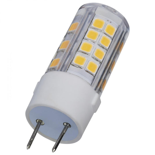Satco S12323 4.5 Watt T6 LED Clear Finish GY6.35 Base 5000K 120 Volt