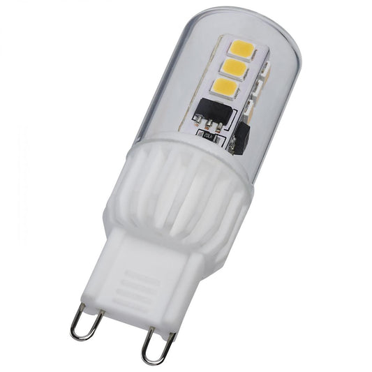 Satco S12128 3.5 Watt Mini LED G9 Base 3000K Clear Finish 120 Volt