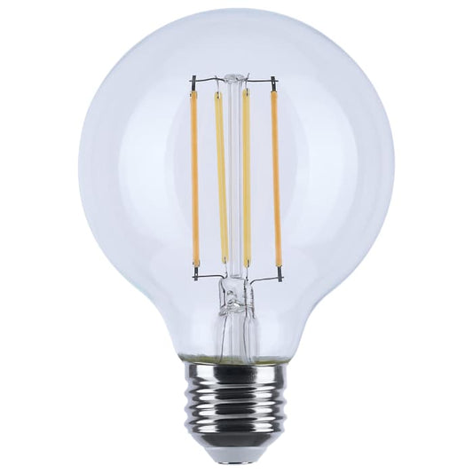 Satco S12152 8G25L/930WD/E26/GCYS 8 Watt LED G25 3000K-2000K Warm Dimming Medium Base Clear Finish