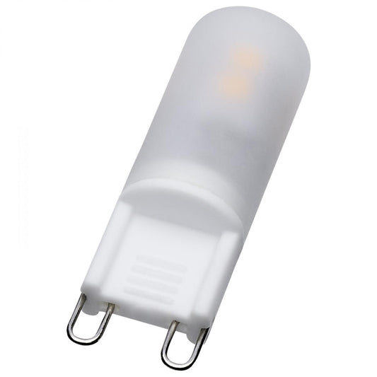 Satco S12330 2 Watt T4 LED Frost Finish G9 Base 3000K 120 Volt