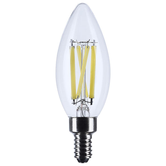 Satco S12490 3B11/LED/930/CL/120V/E12 3W B11 3000K E12 LED