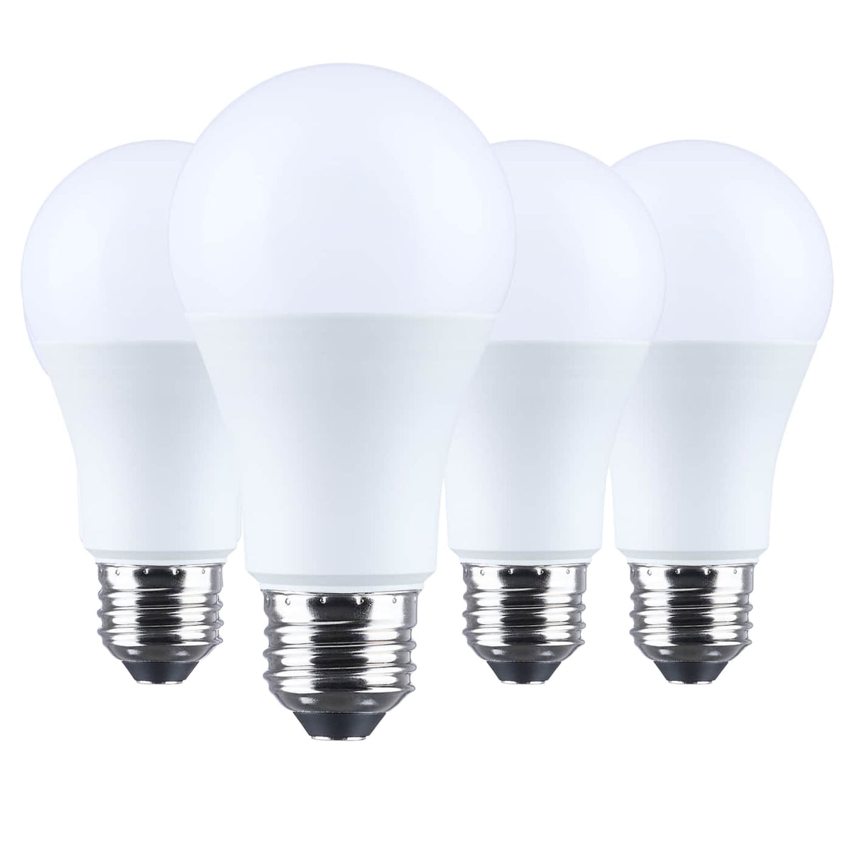 Satco S14371 13.5 Watt LED A19  3000K CCT  Medium Base  Plastic  120 Volt  4-Pack