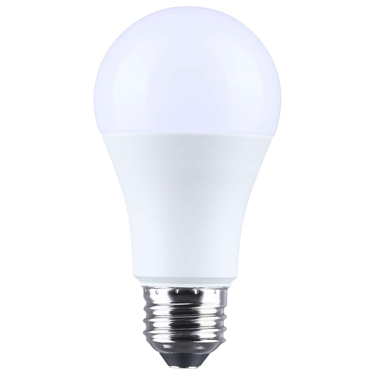 Satco S14393 13.5/10/5 Watt LED A19 Three-Way Lamp  3000K CCT  Lumens Selectable  Medium Double Contact Base  Plastic  120 Volt  1-Pack