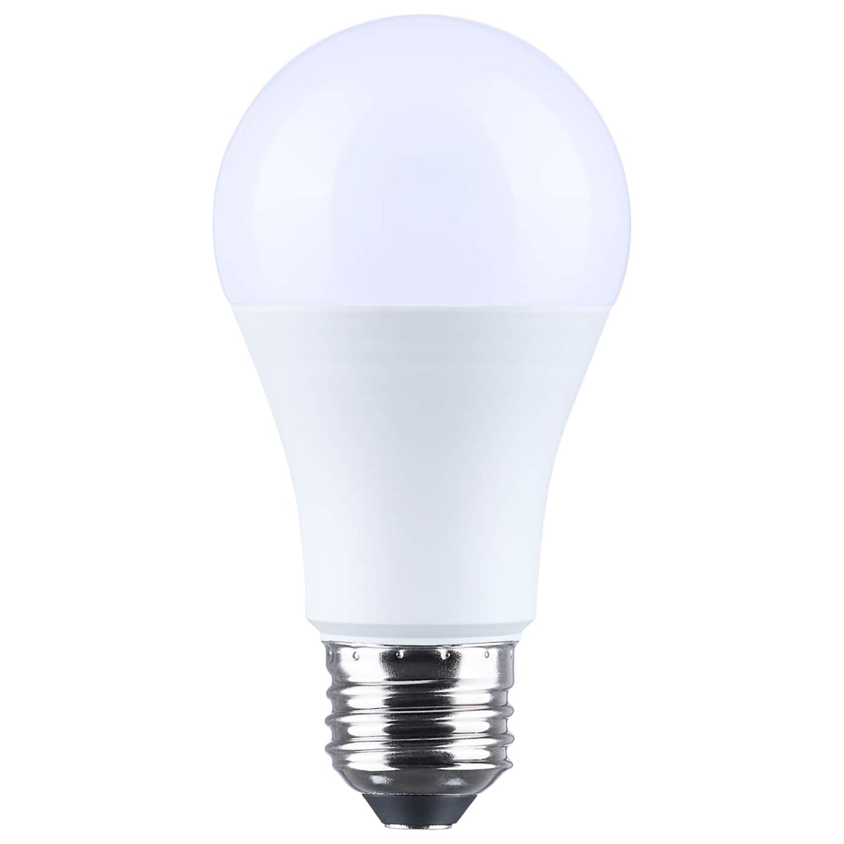Satco S14402 13.5/10/5 Watt LED A19 Three-Way Lamp  2700K CCT  Lumens Selectable  Medium Double Contact Base  Plastic  120 Volt  1-Pack
